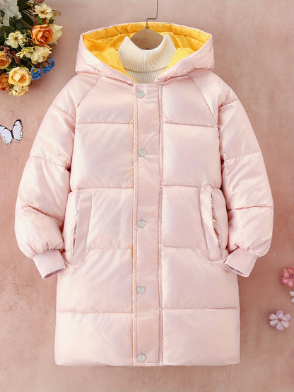 gbolsos  Boys/ Girls Winter Warm Cotton-padded Hooded Coat Outdoor Snow Suit, Teen Kids Clothing For Winter/ Fall, Gift Idea