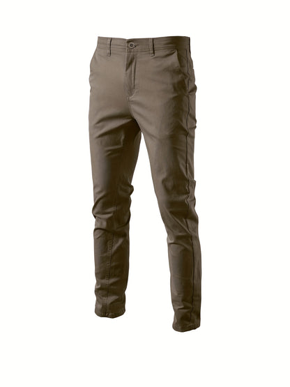 gbolsos Men's Casual Cotton Slim Pants