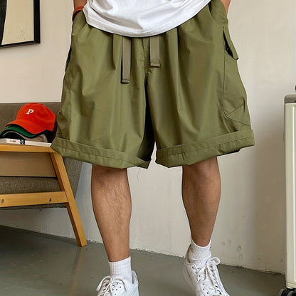 gbolsos   Men's Cargo Shorts, Summer Thin Multi-pocket Wear Casual Pants