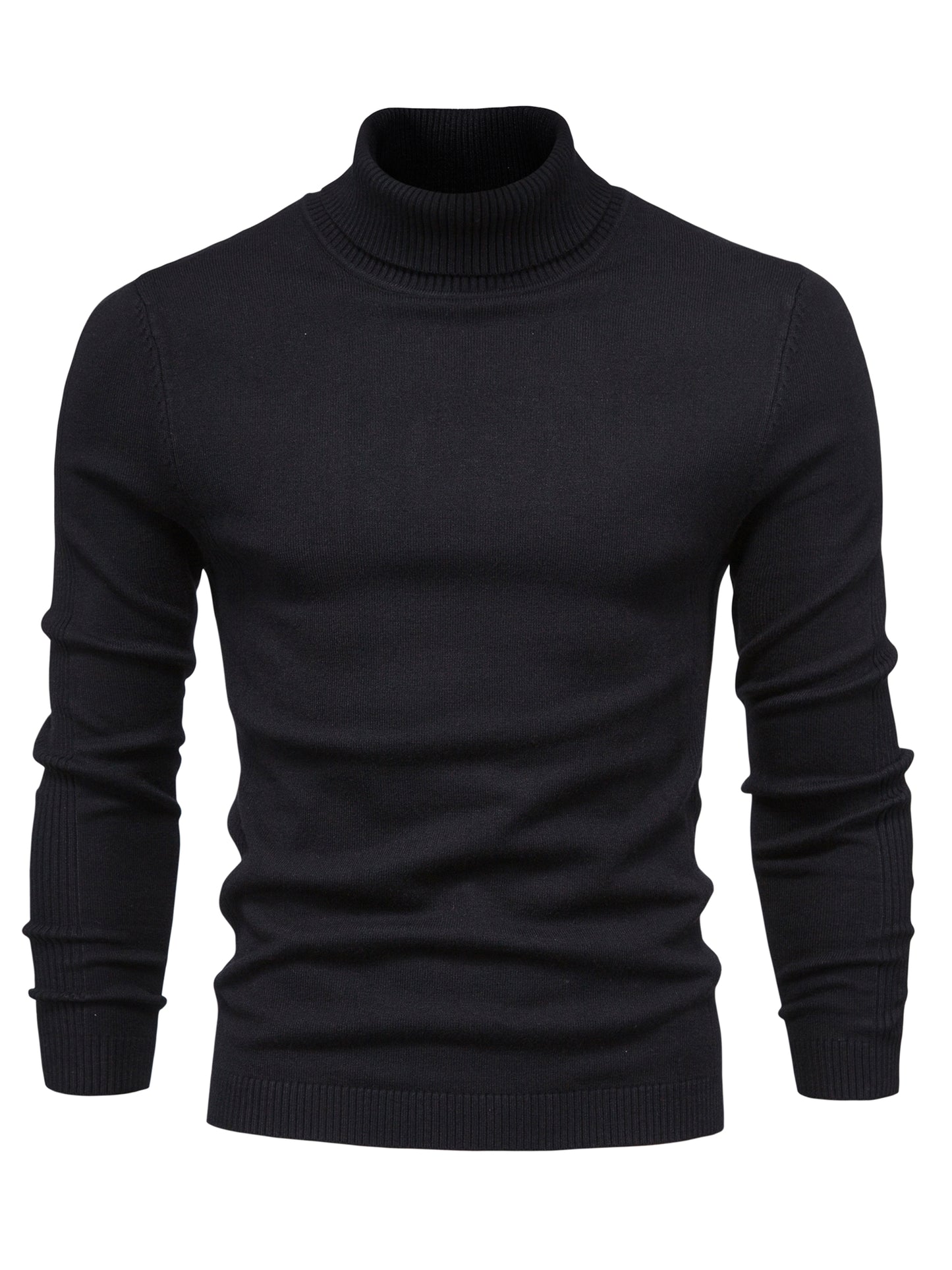 gbolsos All Match Best Sellers Autumn Winter Pullover Men Solid Turtleneck Sweaters