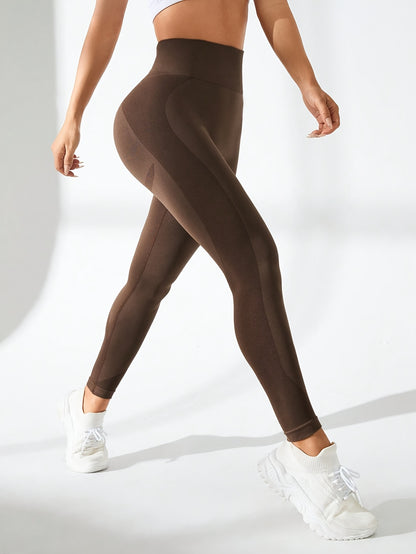 gbolsos  Seamless High Waist Yoga Tight Pants, Stretchy Running Sports Leggings, Women's Activewear