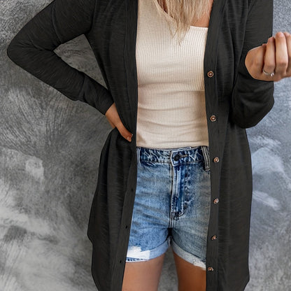 2025 gbolsos  Women's Sheer Long Sleeve Cardigan Fall Button Down Drape Kimono Dusters Lightweight Open Front Cardigan