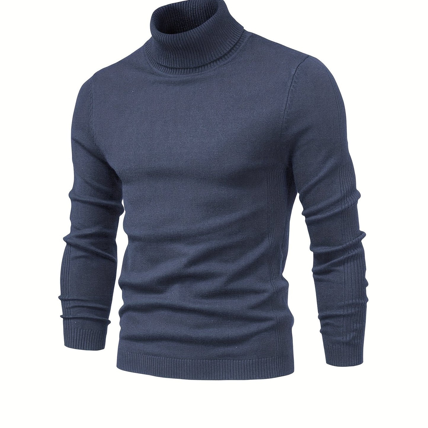gbolsos All Match Best Sellers Autumn Winter Pullover Men Solid Turtleneck Sweaters