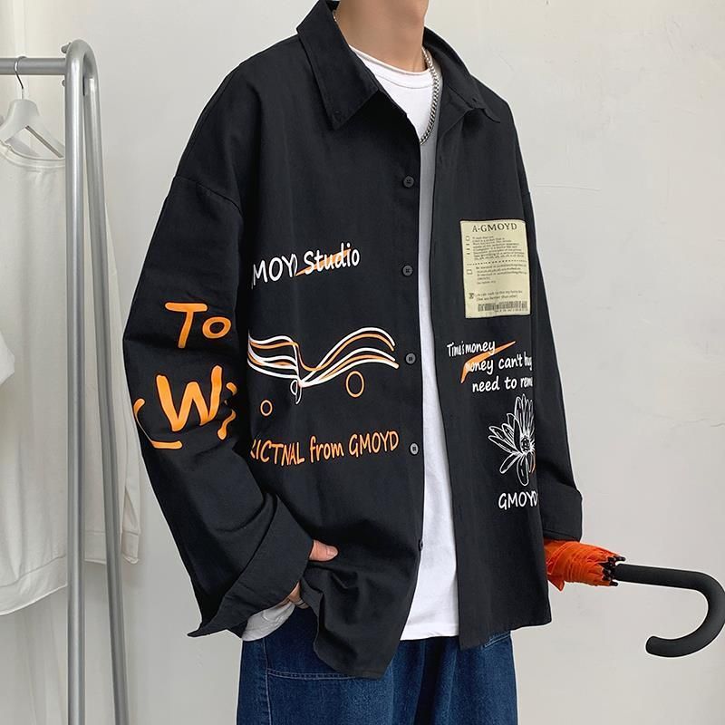 Vintage letters graffiti jacket large size men women cec preppy coat shirts trend punk oversize ruffian handsome varsity jacket