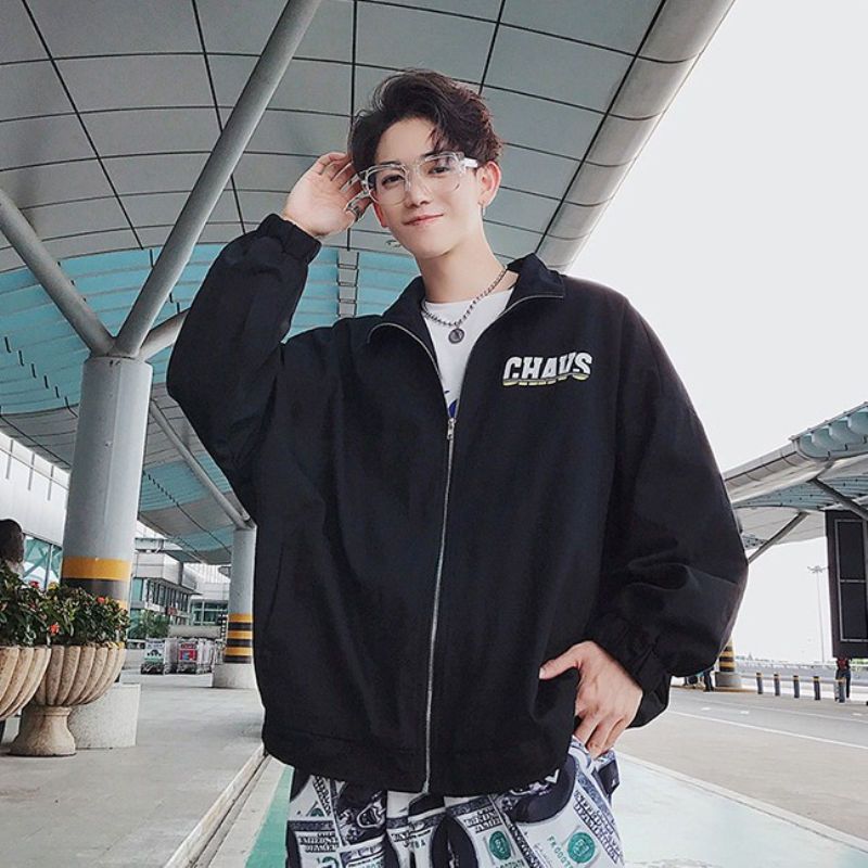 SS Street Hip Hop Baseball Uniform Lovers Jacket Korean Trend Cargo Techwear Jacket Men Women Unique Campus Cool Wear Tops