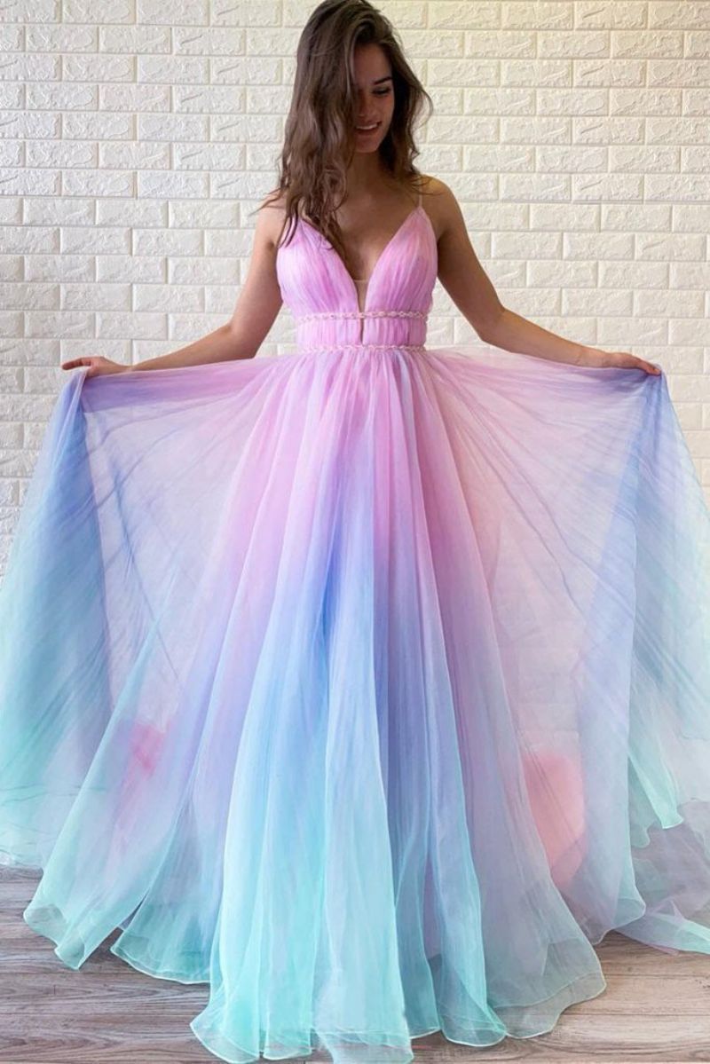 Gbolsos Fairy Style Slip Maxi Dress Female Colorful Sexy Elegant Party Dresses