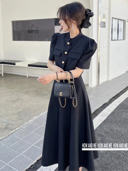 Gbolsos High Quality New Summer Fashion Korean Sweet Elegant 2 Piece Set Women Crop Top Shirt Blouse Midi Skirt Suits Two Piece Outfits