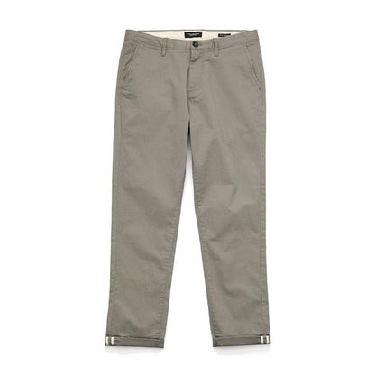 Gbolsos Spring Summer New Slim Fit Tapered Pants Men Enzyme Washed Classical Chinos  Basic Plus Size Trousers SJ150482
