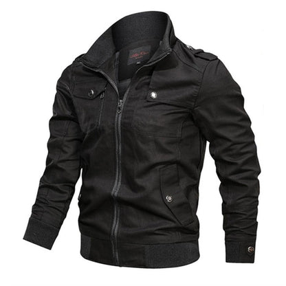 Gbolsos2021 Military Jacket Men Spring Autumn Cotton Windbreaker Pilot Coat Army Men's Bomber Jackets Cargo Flight Jacket Male Clothes
