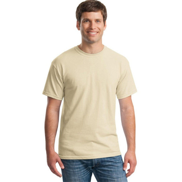 GbolsosMen's Cotton White Plain Basic T Shirt Man Black Summer Short Sleeve Casual Fashion 2021 Spring Brand loose Classic Solid XXL