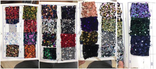 Gbolsos Black Mermaid Evening Dresses Sexy V Neck Made Women Prom Dresses Long Sleeves Sequined Side Split Robe De Soiree